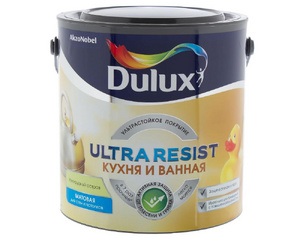 Краска для ванной комнаты и кухни Dulux Ultra Resist цвет изумрудный остров 2.5 л